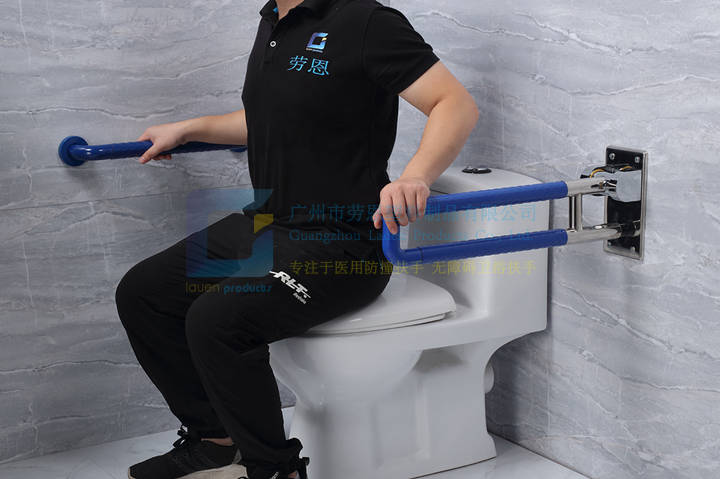 安全衛(wèi)浴設備-衛(wèi)生家老人助力扶手，折疊沐浴凳 (4)