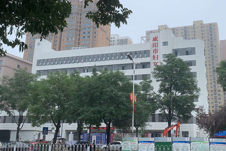 陜西省咸陽市婦幼保健院-醫(yī)院防撞扶手安裝案例 (1)